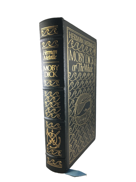 Leatherbound edition of Moby Dick by Herman Melville - classic novel available on KadriBooks.com