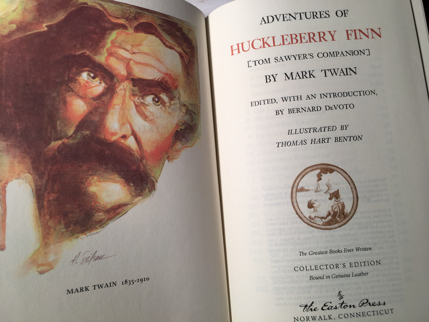 Las aventuras de Huckleberry Finn de Mark Twain